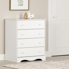 South Shore - Angel - Commode 4 tiroirs - Blanc solide