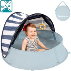 Babymoov - Aquani Pop Up 3 en 1 - Tente, piscine et aire de jeux - Bleue Marine