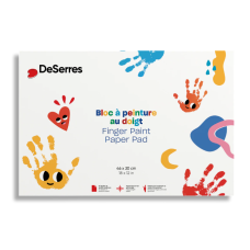 DeSerres - Bloc à peinture au doigt pour enfants - 50 feuilles