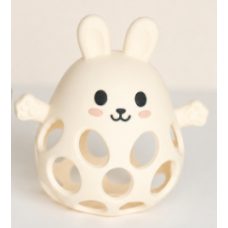 Bulle Bijouterie - Jouet de dentititon – Bouliboule - Lapin Crème