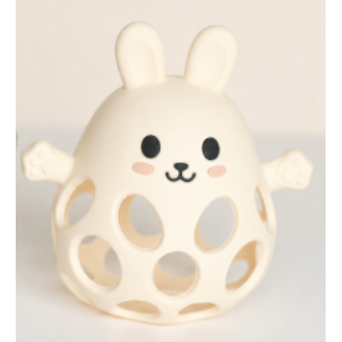 Bulle Bijouterie - Jouet de dentititon – Bouliboule - Lapin Crème