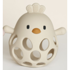 Bulle Bijouterie - Jouet de dentititon – Bouliboule - Poussin Beige