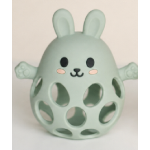 Bulle Bijouterie - Jouet de dentititon – Bouliboule - Lapin Sauge