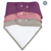 Perlimpinpin - Ensemble de 3 bavoirs en bambou - Porto, Lotus & Taupe