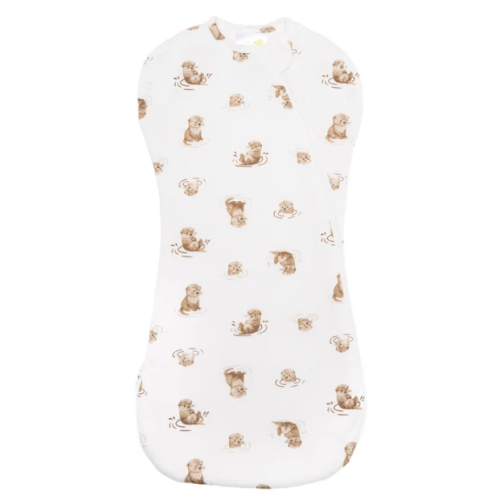 Perlimpinpin - Sac de nuit en bambou pour nouveau-né - Loutres (1 tog)