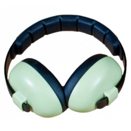 Baby Banz - Protège-oreille pour enfants 0-2ans - Vert feuillage