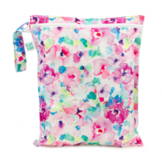 Bumkins - Sac de transport / Wetbag imperméable - Fleurs pastels