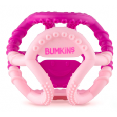 Bumkins - Jouet de dentition sensorielle en silicone - Rose
