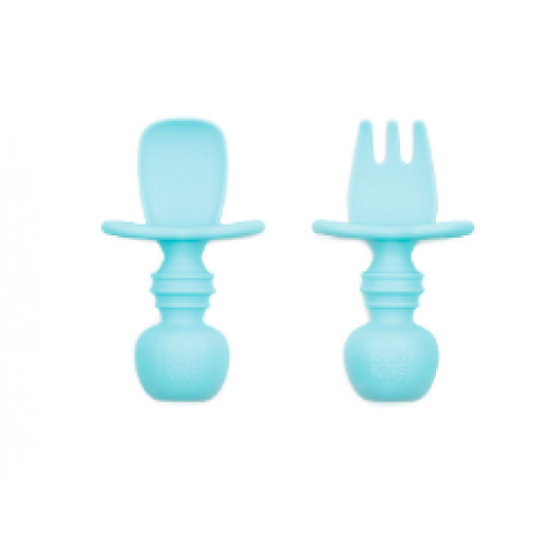 Bumkins - Chewtensils - Ustensiles en silicone - Bleu
