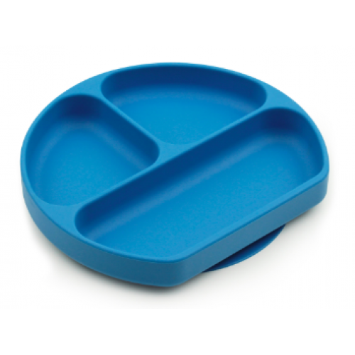 Bumkins - Assiette Dish Grip à succion - Bleu profond