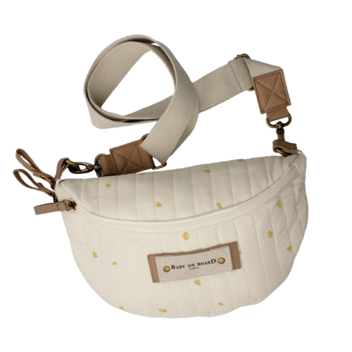 Baby on board - Sac à langer (Banane) avec bandoulière Armelle - Coton