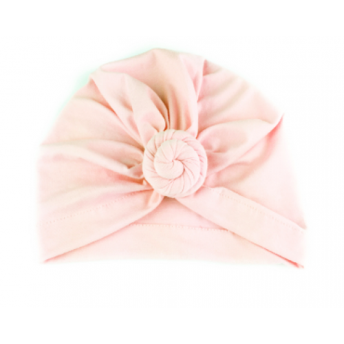 Baby Wisp - Chapeau turban à Noeud - Rose pâle
