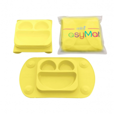 EasyMat - Assiette à succion portable - Jaune