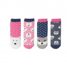 FlapJackKids - Bas assorties 1-3 ans - Ours polaire / Renard arctic