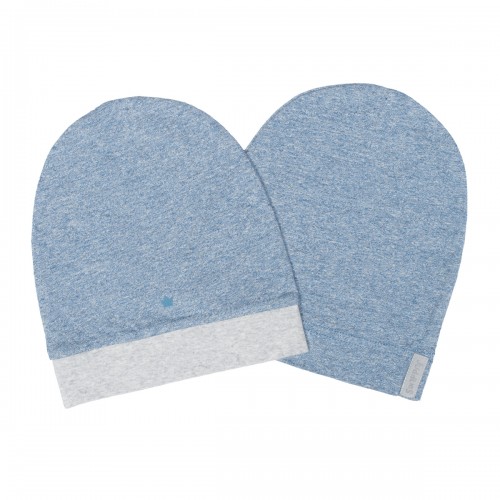 Juddlies - Raglan Collection - Bleu Jeans - Lot de 2 bonnets bio