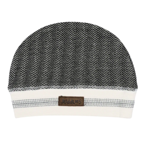 Juddlies - Cottage Collection - Bear Black - Bonnet