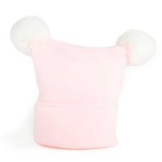 KidCentral - Bonnet à 2 pompons - Rose