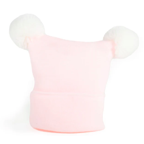 KidCentral - Bonnet à 2 pompons - Rose