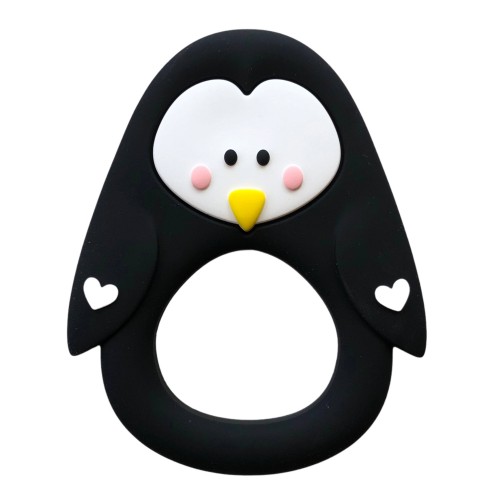 Little Cheeks - Jouet de dentition - Pingouin noir