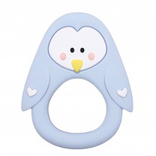 Little Cheeks - Jouet de dentition - Pingouin bleu