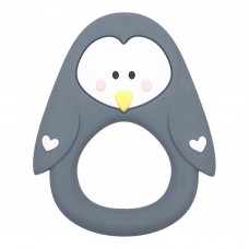 Little Cheeks - Jouet de dentition - Pingouin gris