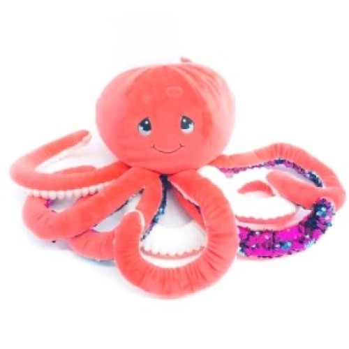 ToyBox - Octavia peluche sensorielle - Pieuvre Rouge