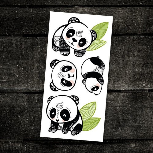 Pico Tatoo - Tatouage pour enfants - Les pandas sympas