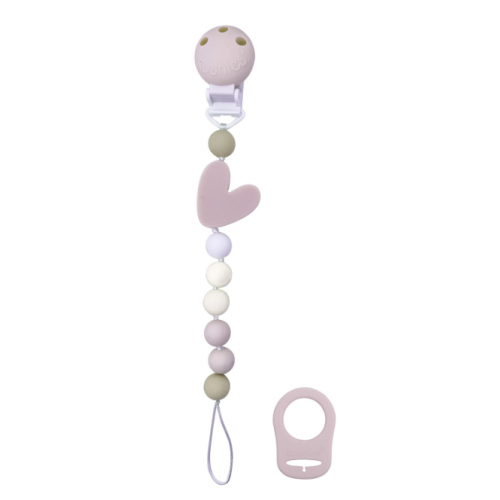 Kushies - Silibeads - Attache-suce en silicone - Coeur
