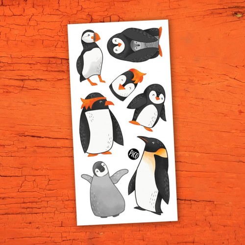 Pico Tatoo - Tatouage pour enfants - Les charmants pingouins