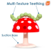 RaZbaby - Jouet de dentition Chompy Champignon à succion RaZbaby - Jouet de dentition Chompy Champignon à succion