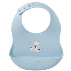 Perlimpinpin - Bavoir en silicone - Renard