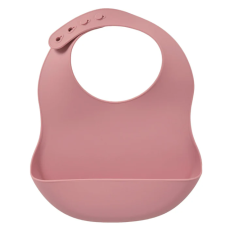 Perlimpinpin - Bavoir en silicone - Rose