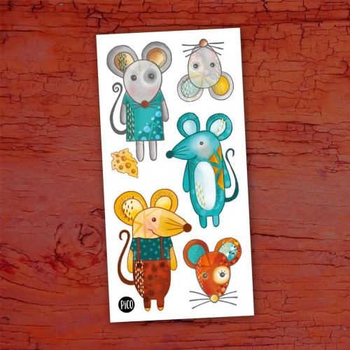 Pico Tatoo - Tatouage pour enfants - Mimi la souris et ses amis
