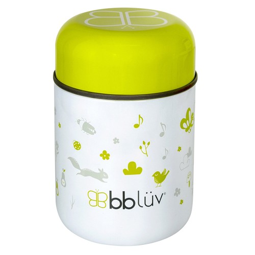 BBLUV - Food - Récipient thermique pour aliments avec cuillère - Lime