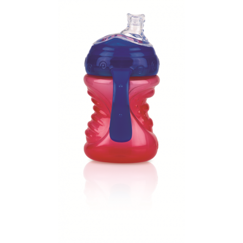 Nuby - Gobelet No-Spill™ GripN’ Sip™ 240 mL (8oz) - rouge/bleu - 5310052 