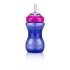 Nuby - No-Spill™ FlexStraw™ 300 ml - 12M+ - Violet/Rose - 539904