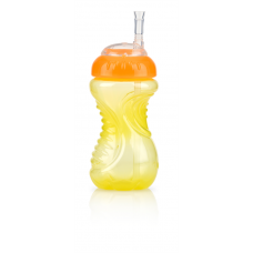 Nuby - No-Spill™ FlexStraw™ 300 ml - 12M+ - Orange/Jaune - 539904