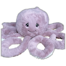ToyBox - Octalie peluche sensorielle - Pieuvre lilas (Pré-commande  livraison fin mars)