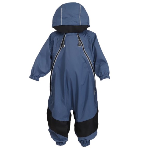 Calikids - Combinaison de Pluie imperméable non doublée - Bleu ardoise