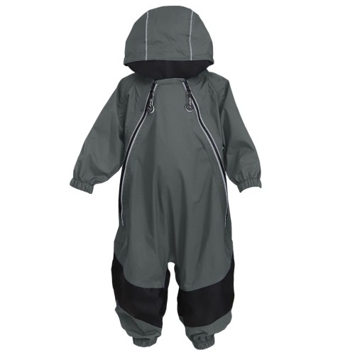 Calikids - Combinaison de Pluie imperméable avec doublure de polar - Vert Sauge foncé
